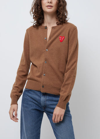 N075 Double Heart Cardigan
