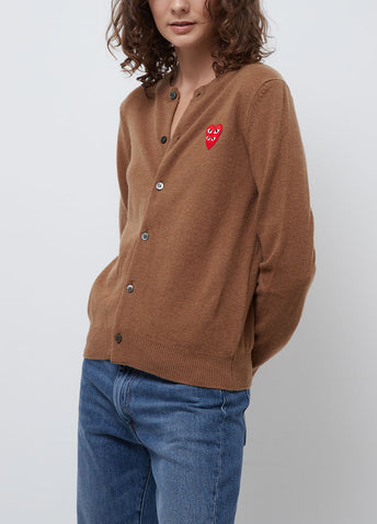 N075 Double Heart Cardigan