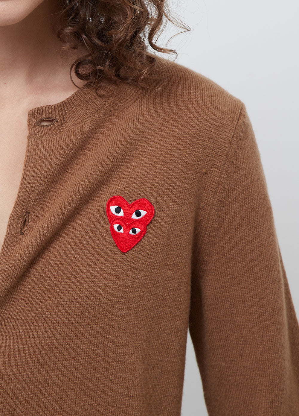 N075 Double Heart Cardigan
