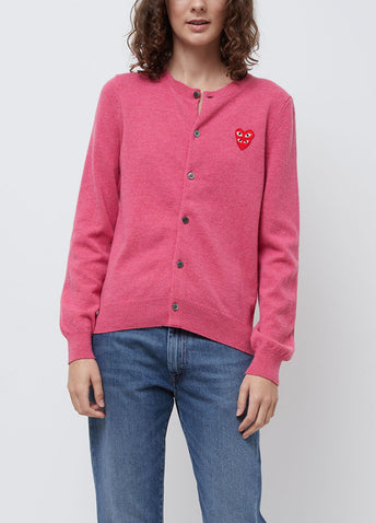 N075 Double Heart Cardigan