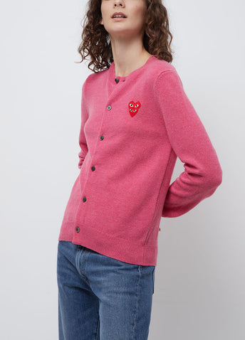 N075 Double Heart Cardigan