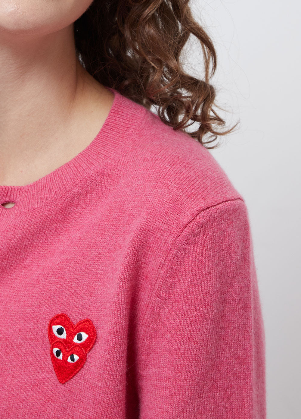 N075 Double Heart Cardigan