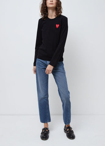 T291 Double Heart Long-sleeve T-shirt