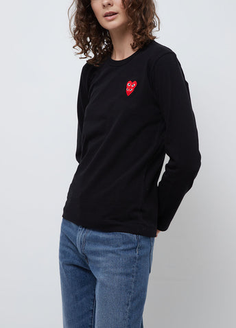 T291 Double Heart Long-sleeve T-shirt