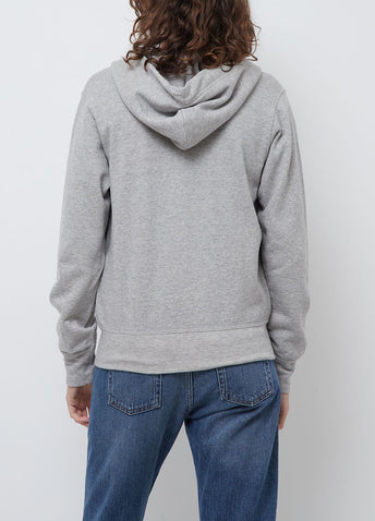 T167 Red Heart Zip Hoodie