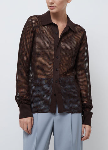 Mesh Knit Shirt