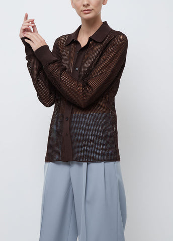 Mesh Knit Shirt