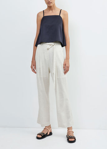 Belted Two Tuck Pants