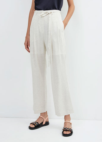 Belted Two Tuck Pants