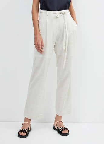 Belted Two Tuck Pants