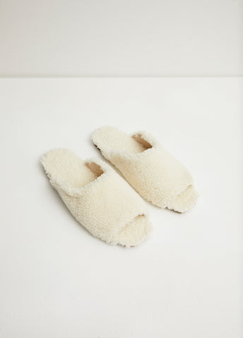 Shearling Slides