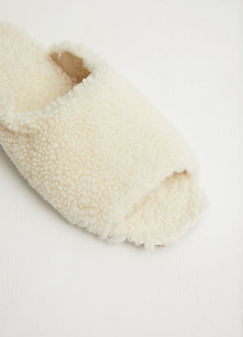 Shearling Slides