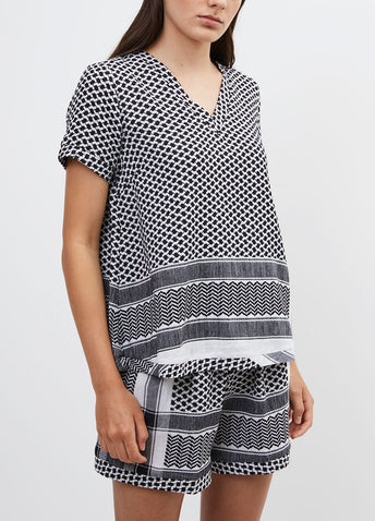 V Short-sleeve Shirt