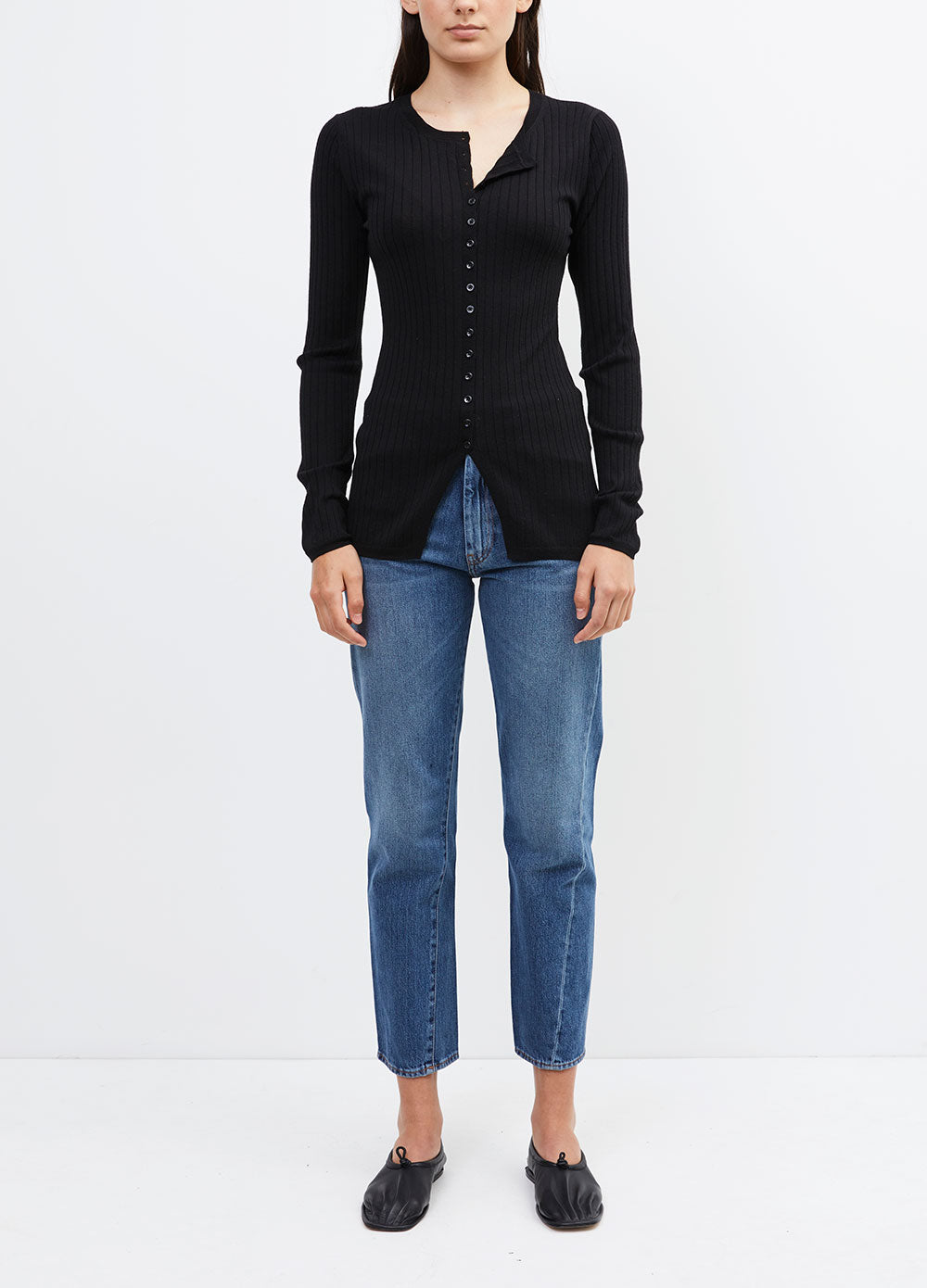 Mercerized Cardigan