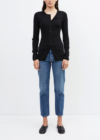 Mercerized Cardigan