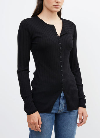 Mercerized Cardigan