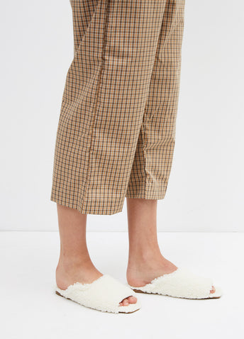 Shearling Slides