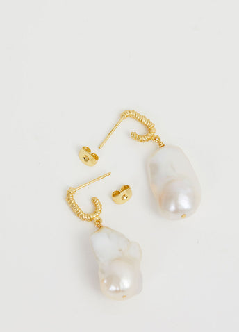 Seaweed Pearl Earrings