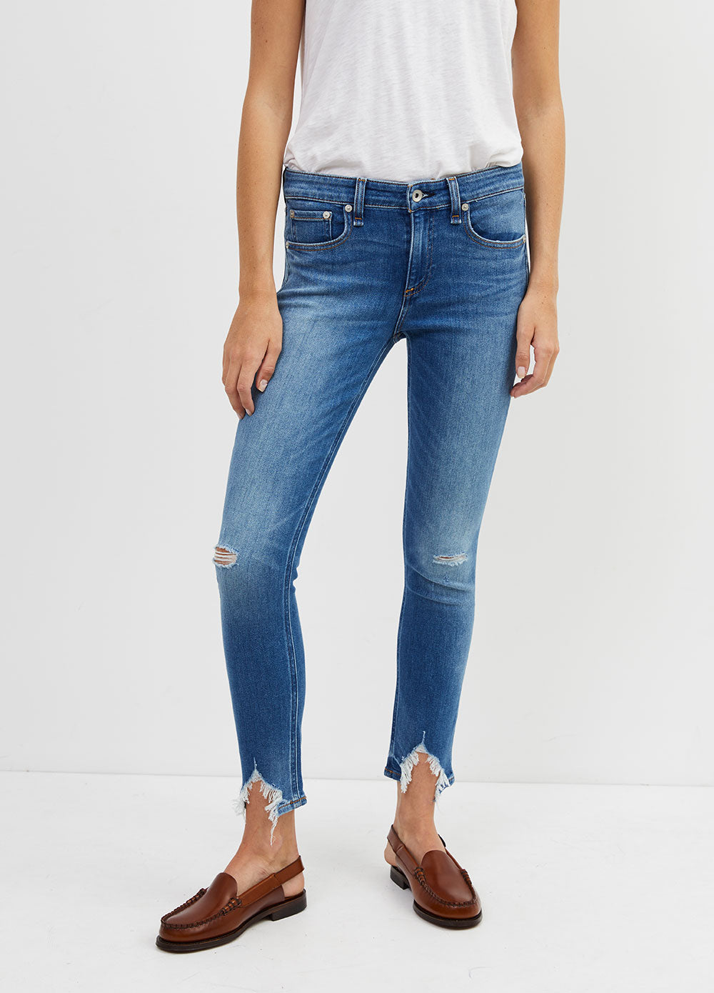 Cate Mid-rise Ankle Skinny Jeans