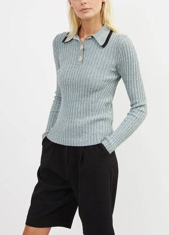Linen Polo Knit