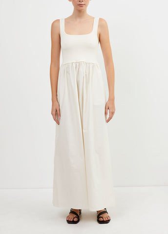 Knit and Cotton Dress