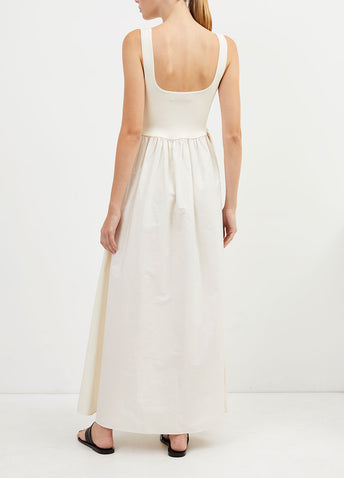Knit and Cotton Dress