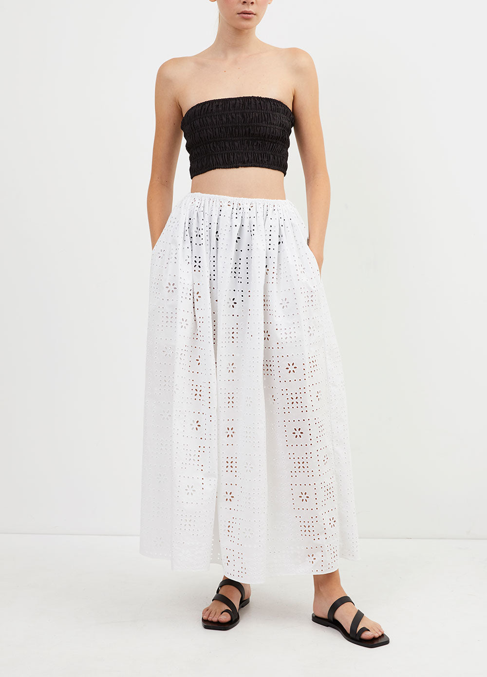 Crochet Broderie Skirt