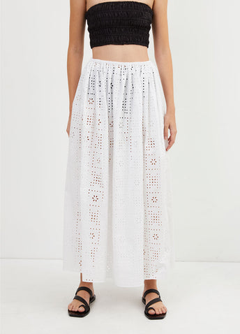 Crochet Broderie Skirt