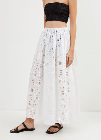 Crochet Broderie Skirt