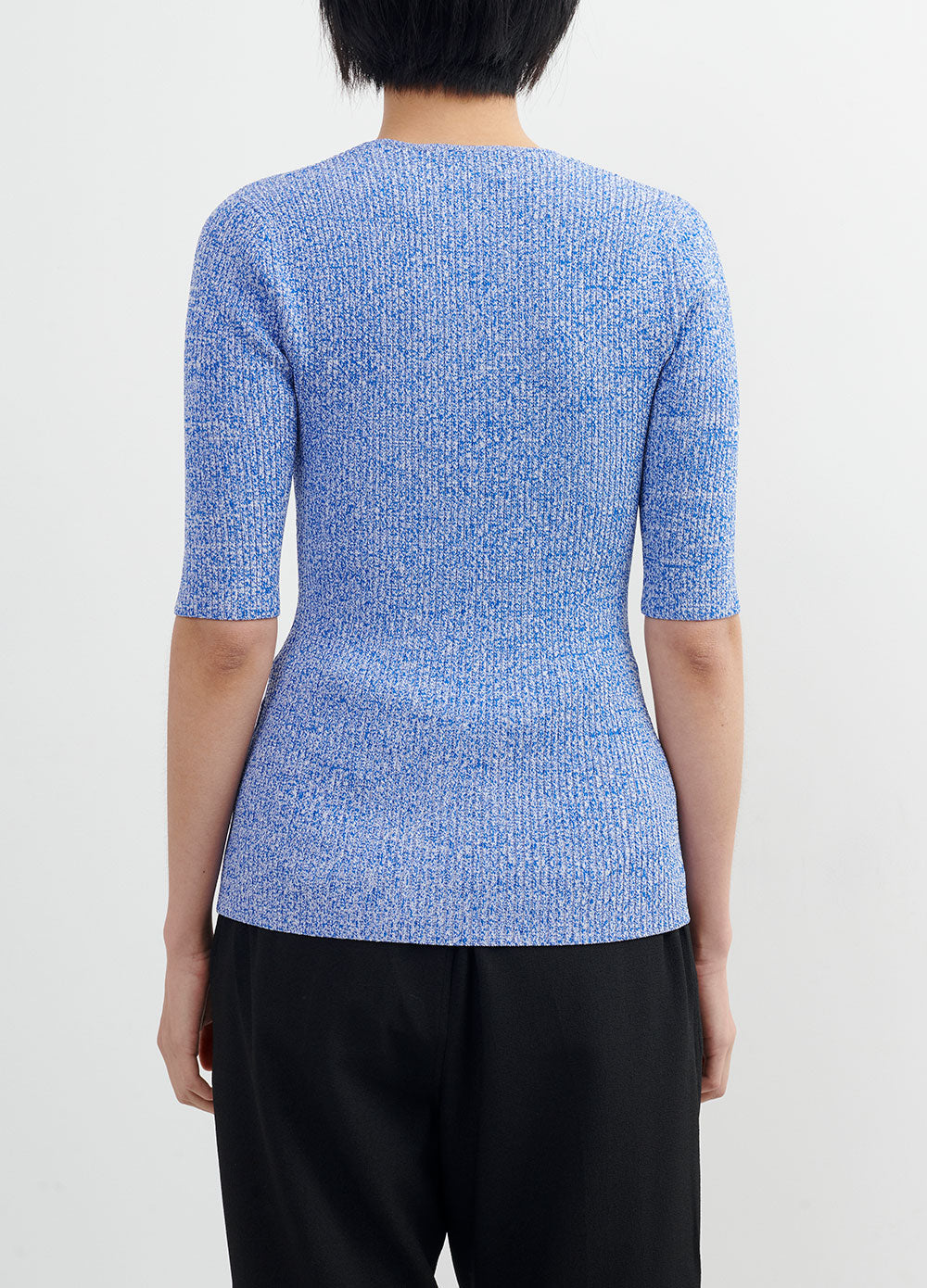Melange Knit Top