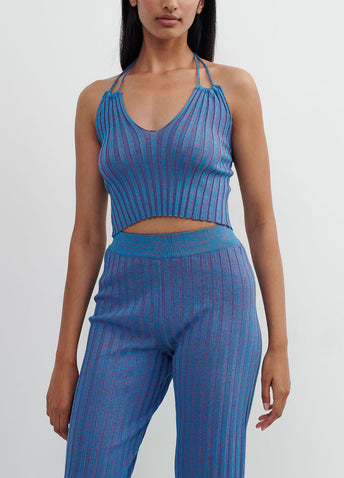 Block Halter Top