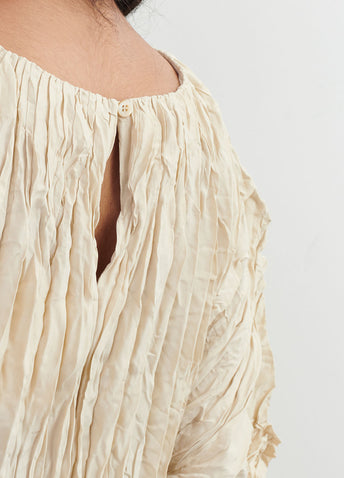 Crinkled Silk T-shirt