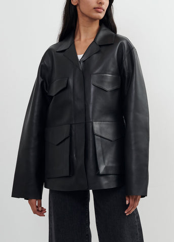 Army Leather Jacket