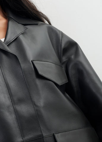 Army Leather Jacket
