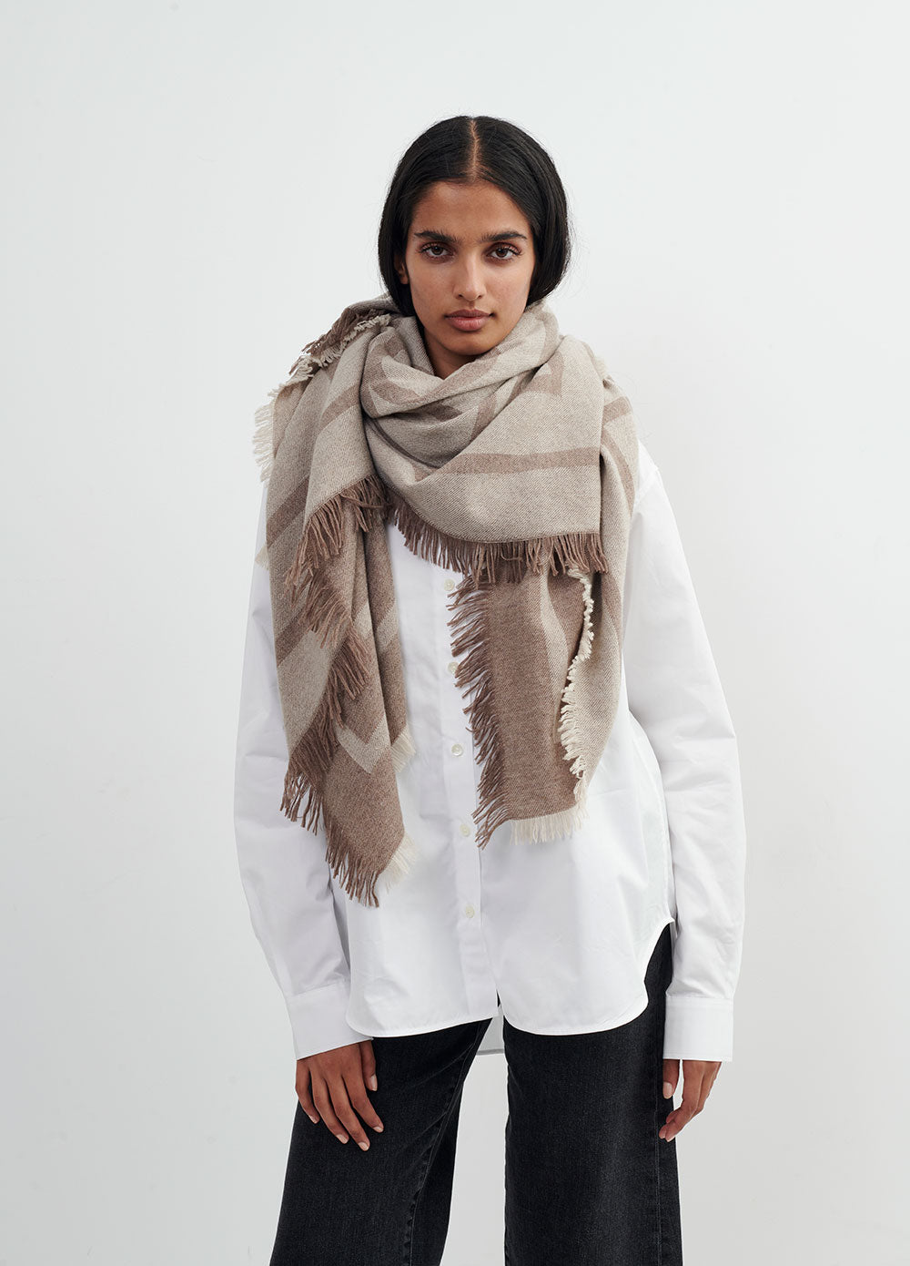 Wool Cashmere Scarf