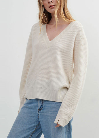 Pierce Cashmere V-neck Sweater