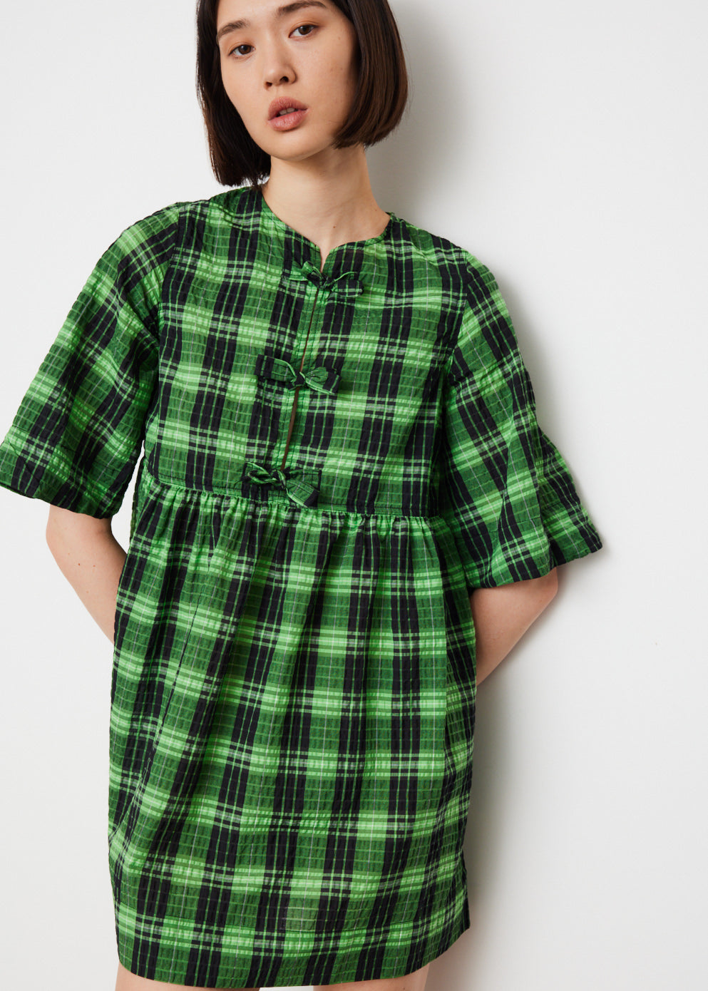 Maxi Dress Ganni Seersucker Check Mini Dress Seersucker Check Ribbon Mini Dress Maxi Dress Ganni Seersucker Check Mini Dress Seersucker Check Ribbon Mini Dress