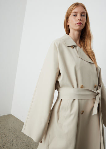 Raglan Sleeve Trench Coat