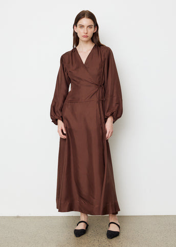 Classico Silk Wrap Dress