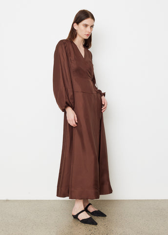 Classico Silk Wrap Dress