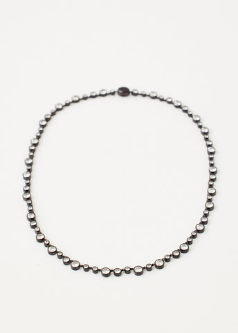 Round Bezel Balance Necklace
