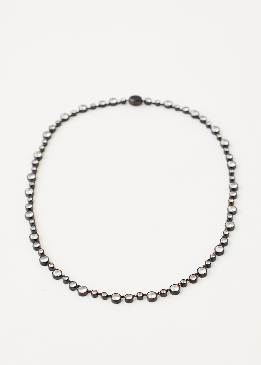Round Bezel Balance Necklace