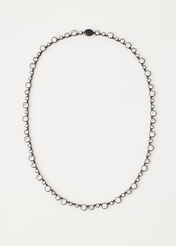 Round Bezel Balance Necklace