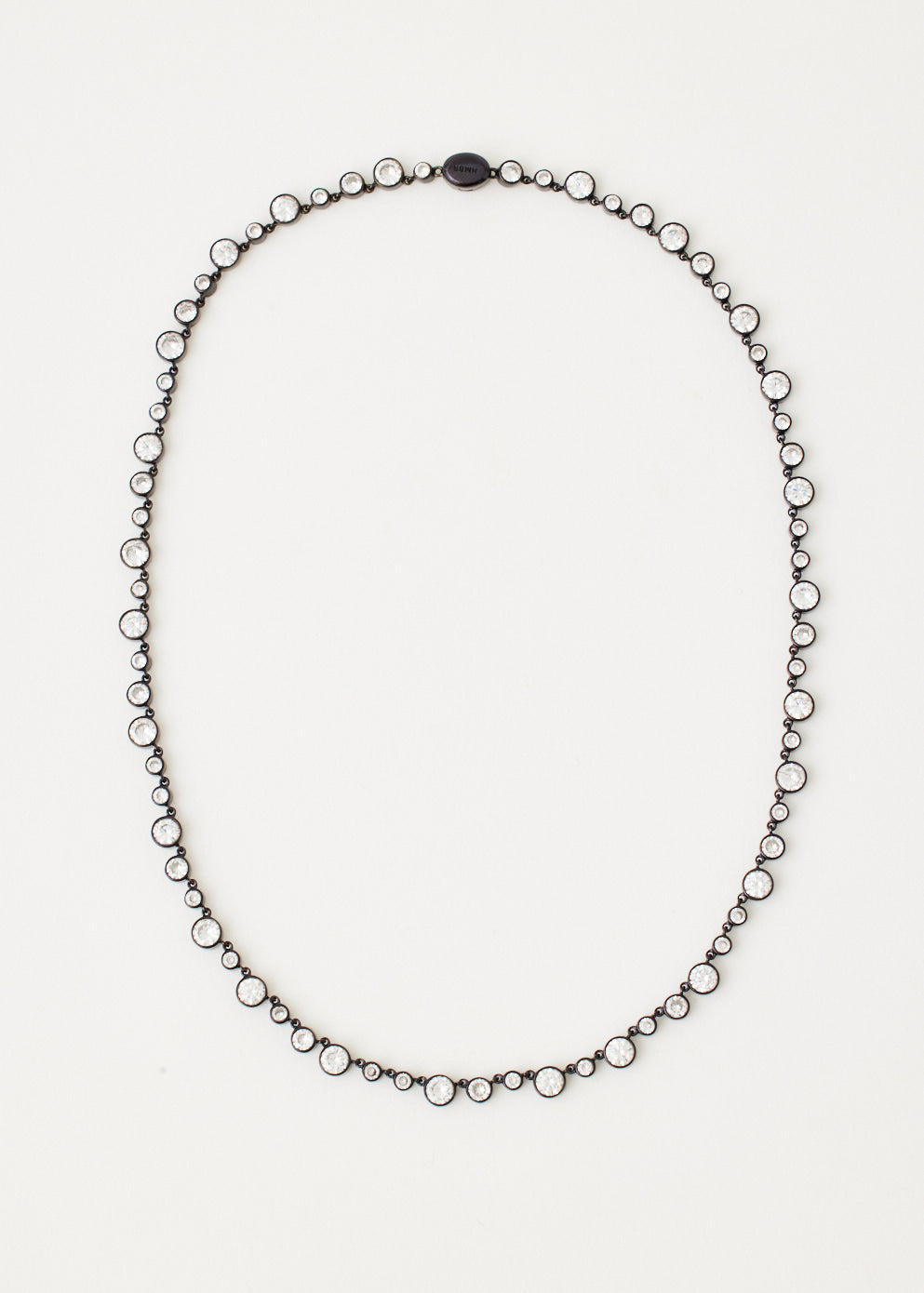 Round Bezel Balance Necklace