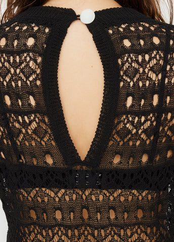 Macramé Knit Dress