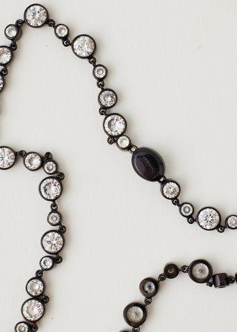 Round Bezel Balance Necklace