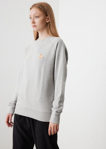 Chillax Fox Patch Classic Sweatshirt
