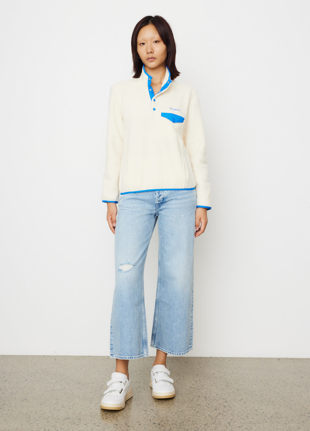 Serif Logo Polar Sweatshirt