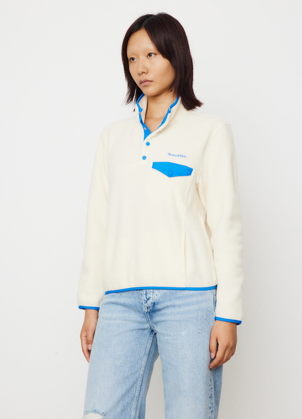 Serif Logo Polar Sweatshirt
