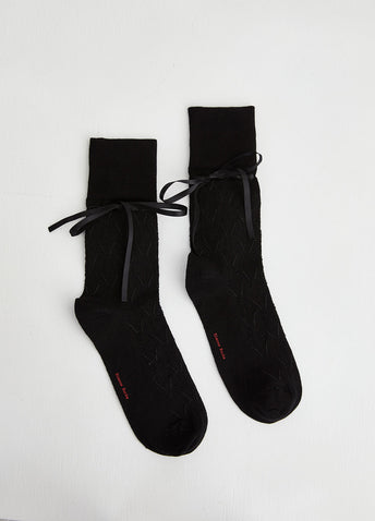Lace Ribbon Socks